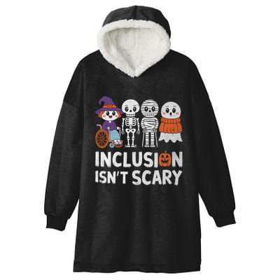 Inclusion IsnT Scary Ghost Mummy Halloween Slp Sped Teacher Hooded Wearable Blanket