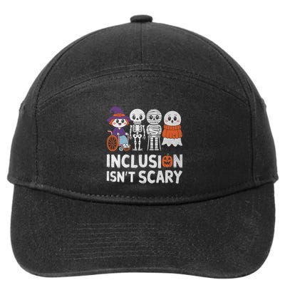 Inclusion IsnT Scary Ghost Mummy Halloween Slp Sped Teacher 7-Panel Snapback Hat