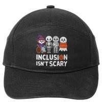 Inclusion IsnT Scary Ghost Mummy Halloween Slp Sped Teacher 7-Panel Snapback Hat