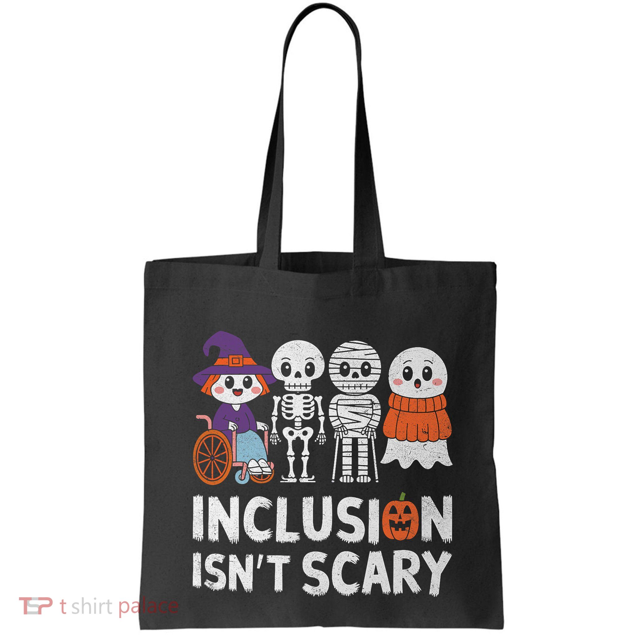 Inclusion IsnT Scary Ghost Mummy Halloween Slp Sped Teacher Bag