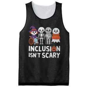 Inclusion IsnT Scary Ghost Mummy Halloween Slp Sped Teacher Mesh Reversible Basketball Jersey Tank