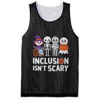 Inclusion IsnT Scary Ghost Mummy Halloween Slp Sped Teacher Mesh Reversible Basketball Jersey Tank
