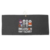 Inclusion IsnT Scary Ghost Mummy Halloween Slp Sped Teacher Large Microfiber Waffle Golf Towel