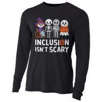 Inclusion IsnT Scary Ghost Mummy Halloween Slp Sped Teacher Cooling Performance Long Sleeve Crew