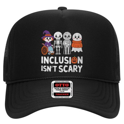 Inclusion IsnT Scary Ghost Mummy Halloween Slp Sped Teacher Trucker Hat