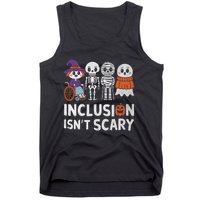 Inclusion IsnT Scary Ghost Mummy Halloween Slp Sped Teacher Tank Top