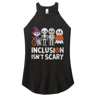 Inclusion IsnT Scary Ghost Mummy Halloween Slp Sped Teacher Women's Perfect Tri Rocker Tank