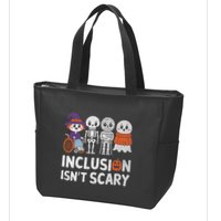 Inclusion IsnT Scary Ghost Mummy Halloween Slp Sped Teacher Zip Tote Bag