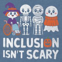 Inclusion IsnT Scary Ghost Mummy Halloween Slp Sped Teacher Garment-Dyed Sweatshirt