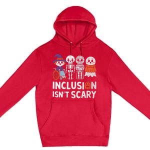 Inclusion IsnT Scary Ghost Mummy Halloween Slp Sped Teacher Premium Pullover Hoodie