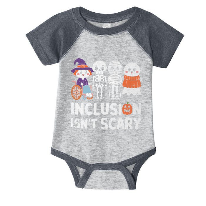 Inclusion IsnT Scary Ghost Mummy Halloween Slp Sped Teacher Infant Baby Jersey Bodysuit