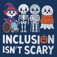 Inclusion IsnT Scary Ghost Mummy Halloween Slp Sped Teacher Infant Baby Jersey Bodysuit