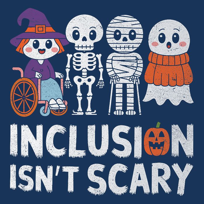 Inclusion IsnT Scary Ghost Mummy Halloween Slp Sped Teacher Infant Baby Jersey Bodysuit