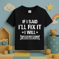 If I Said I'll Fix It I Will There Is No Need To Remind Me Toddler T-Shirt