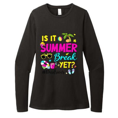 Is It Summer Break Yet Bus Driver Last Day Of School Womens CVC Long Sleeve Shirt