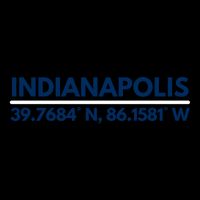 Indianapolis In Souvenir Indianapolis Latitude Longitude Gift Cooling Performance Long Sleeve Crew