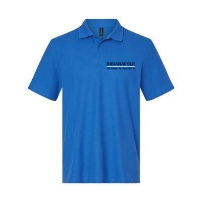 Indianapolis In Souvenir Indianapolis Latitude Longitude Gift Softstyle Adult Sport Polo