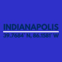 Indianapolis In Souvenir Indianapolis Latitude Longitude Gift Short Acrylic Beanie