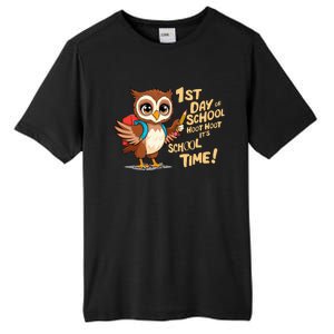 It Is School Time Funny First Day Of School Gift Tall Fusion ChromaSoft Performance T-Shirt