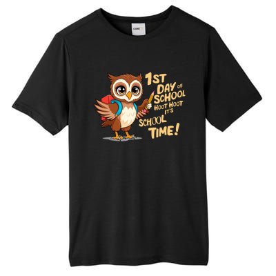 It Is School Time Funny First Day Of School Gift Tall Fusion ChromaSoft Performance T-Shirt