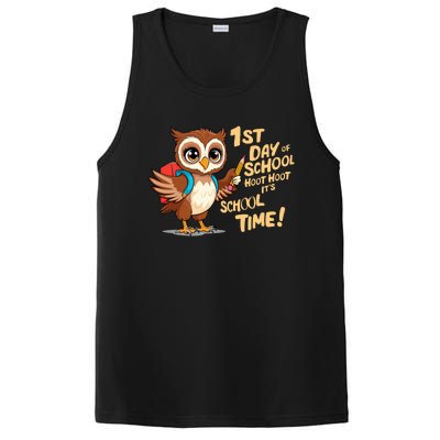 It Is School Time Funny First Day Of School Gift PosiCharge Competitor Tank