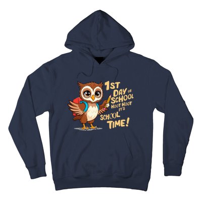 It Is School Time Funny First Day Of School Gift Hoodie