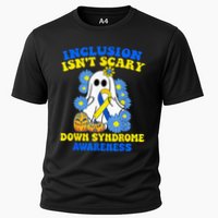 Inclusion Isnt Scary Halloween Ghost Down Syndrome Awareness Performance Shirt