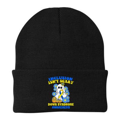 Inclusion Isnt Scary Halloween Ghost Down Syndrome Awareness Beanie