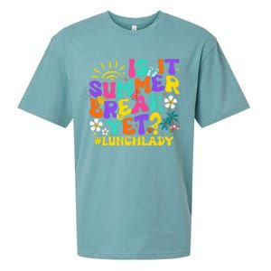 Is It Summer Break Yet Lunch Lady Last Day Of School Groovy Sueded Cloud Jersey T-Shirt