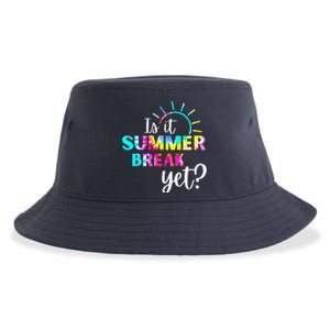 Is It Summer Break Yet Teacher Appreciation Sustainable Bucket Hat