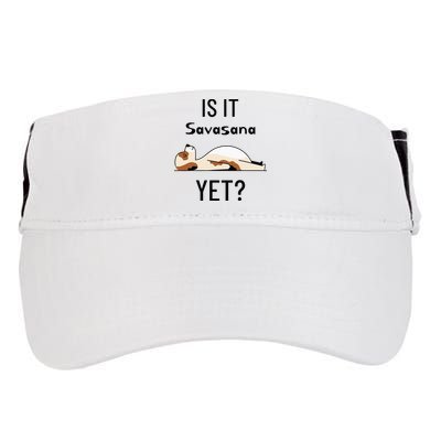 Is It Savasana Yet Yoga Dog Adult Drive Performance Visor