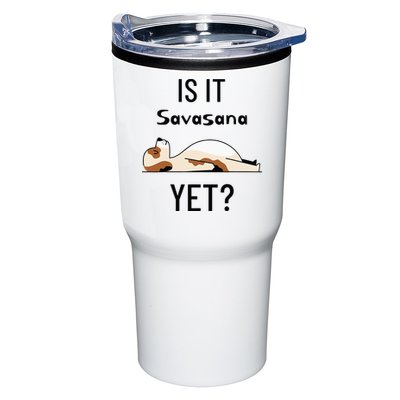 Is It Savasana Yet Yoga Dog Tumbler