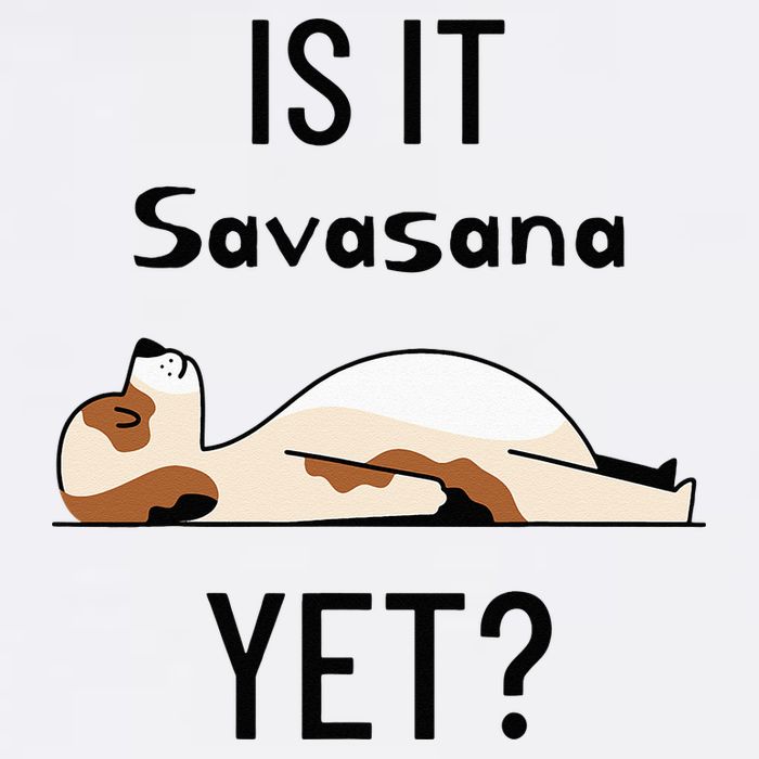 Is It Savasana Yet Yoga Dog Golf Towel