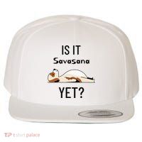 Is It Savasana Yet Yoga Dog Wool Snapback Cap