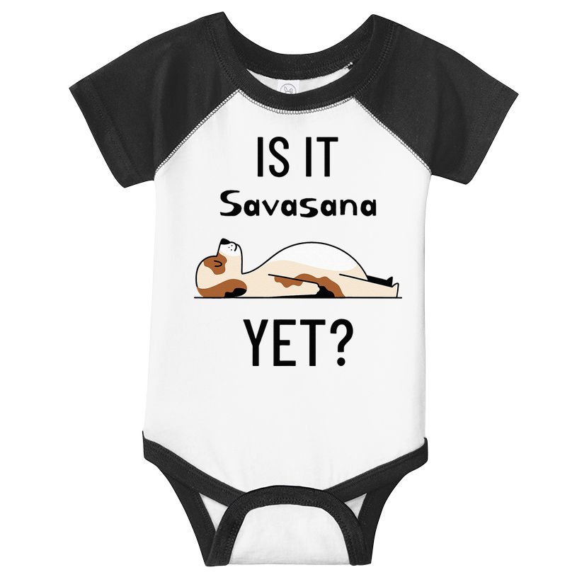 Is It Savasana Yet Yoga Dog Infant Baby Jersey Bodysuit