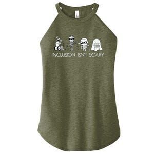 Inclusion IsnT Scary Slp Halloween Sped Teacher Ghost Mummy Women's Perfect Tri Rocker Tank