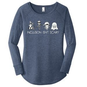 Inclusion IsnT Scary Slp Halloween Sped Teacher Ghost Mummy Women's Perfect Tri Tunic Long Sleeve Shirt