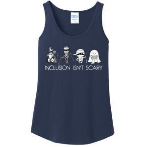 Inclusion IsnT Scary Slp Halloween Sped Teacher Ghost Mummy Ladies Essential Tank