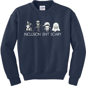 Inclusion IsnT Scary Slp Halloween Sped Teacher Ghost Mummy Kids Sweatshirt