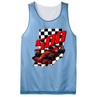 Indianapolis Indiana State 500 Race Car Mesh Reversible Basketball Jersey Tank