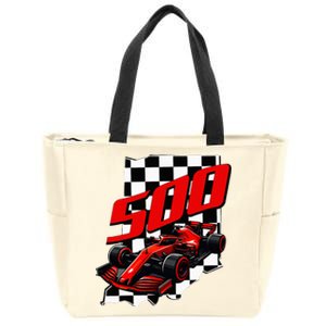 Indianapolis Indiana State 500 Race Car Zip Tote Bag