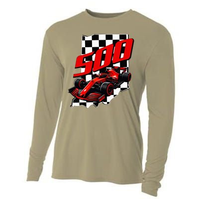 Indianapolis Indiana State 500 Race Car Cooling Performance Long Sleeve Crew