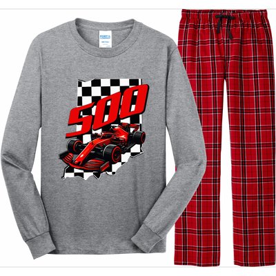 Indianapolis Indiana State 500 Race Car Long Sleeve Pajama Set