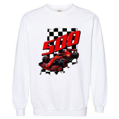 Indianapolis Indiana State 500 Race Car Garment-Dyed Sweatshirt