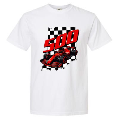 Indianapolis Indiana State 500 Race Car Garment-Dyed Heavyweight T-Shirt