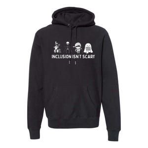 Inclusion IsnT Scary Mummy Boo Ghost Halloween Premium Hoodie