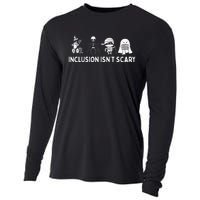 Inclusion IsnT Scary Mummy Boo Ghost Halloween Cooling Performance Long Sleeve Crew