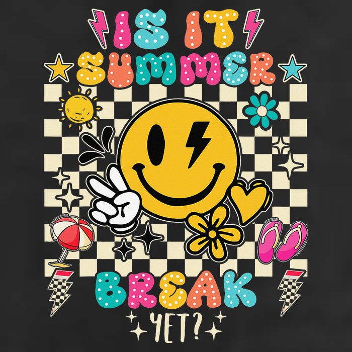 Is It Summer Break Yet Teacher Groovy Cool Comfort Performance Bucket Hat