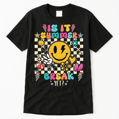 Is It Summer Break Yet Teacher Groovy Tall T-Shirt