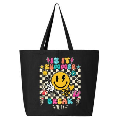 Is It Summer Break Yet Teacher Groovy 25L Jumbo Tote